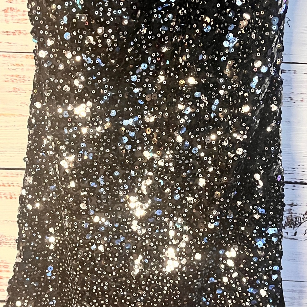 Lulus Force of Fashion Black Backless Sequin Mini Dress - Picture 8 of 9